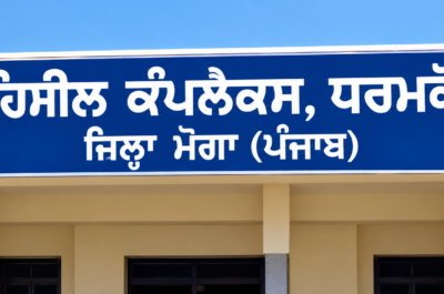 ਧਰਮਕੋਟ ਤਹਿਸੀਲ ਨੂੰ ਨਹੀਂ ਮਿਲਿਆ ਪੱਕਾ ਤਹਿਸੀਲਦਾਰ, ਰਜਿਸਟਰੀਆਂ ਕਰਵਾਉਣ ਲਈ ਲੋਕ ਖੱਜਲ-ਖੁਆਰ