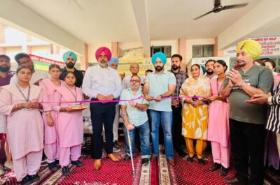 50 ਲੱਖ ਤੋਂ ਵੱਧ ਦੀ ਫੇਕੋ ਮਸ਼ੀਨ ਦਾ ਵਿਧਾਇਕ ਦਵਿੰਦਰਜੀਤ ਸਿੰਘ ਲਾਡੀ ਢੋਸ ਨੇ ਰੀਬਨ ਕੱਟ ਕੇ ਕੀਤਾ ਉਦਘਾਟਨ
