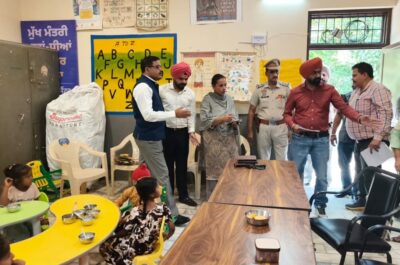 ਵਧੀਕ ਮੁੱਖ ਸਕੱਤਰ ਵੱਲੋਂ ਆਂਗਣਵਾੜੀ ਕੇਂਦਰਾਂ ਦਾ ਦੌਰਾ, ਖਾਮੀਆਂ ਦੂਰ ਕਰਨ ਦੀ ਸਖਤ ਹਦਾਇਤ