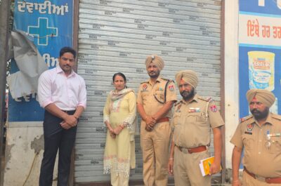 ਯੁੱਧ ਨਸ਼ਿਆਂ ਵਿਰੁੱਧ ਮੁਹਿੰਮ: ਮੋਗਾ ਵਿੱਚ ਤਿੰਨ ਮੈਡੀਕਲ ਸਟੋਰ ਸੀਲ